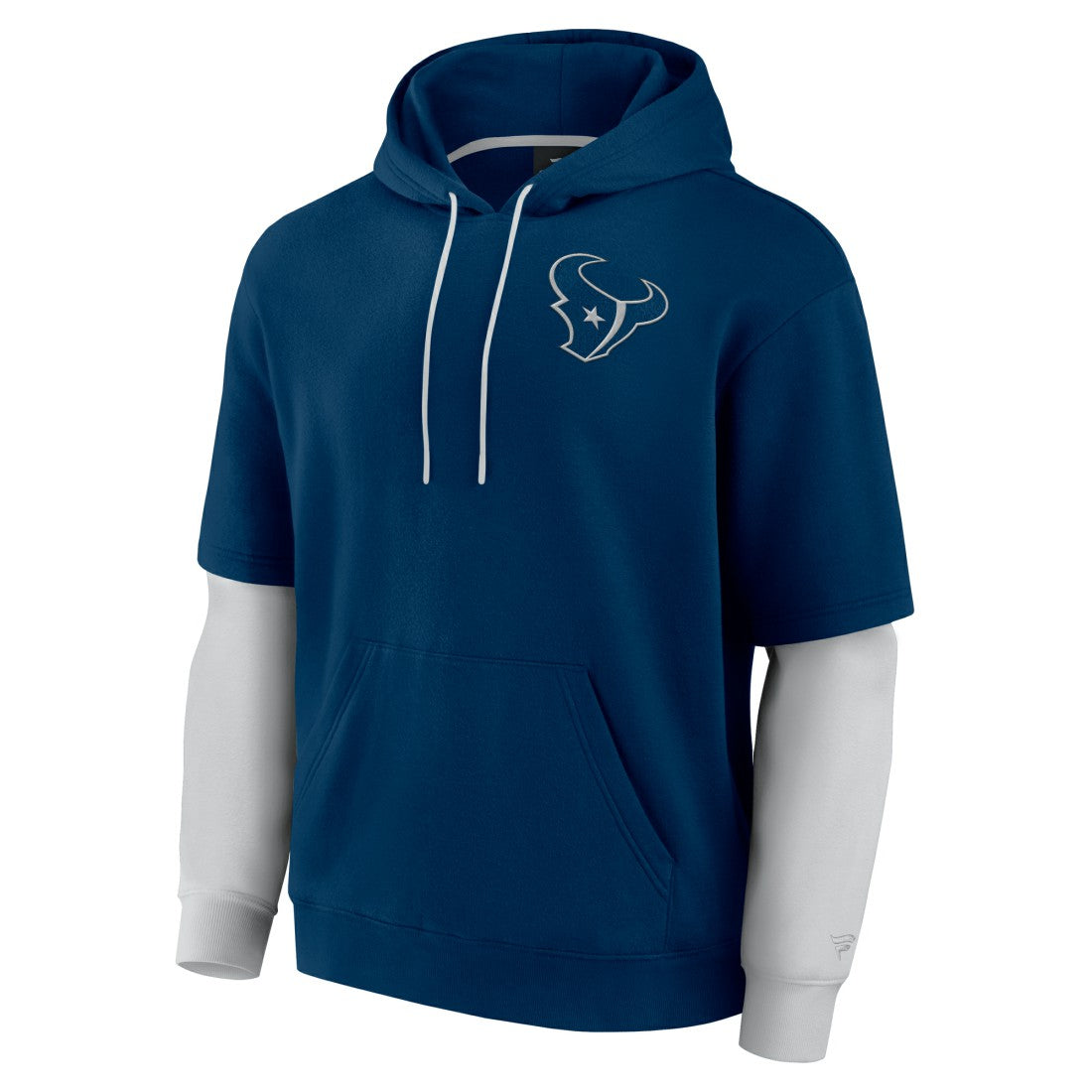 Houston Texans Unisex Sleek Elements Pullover Hoodie Navy