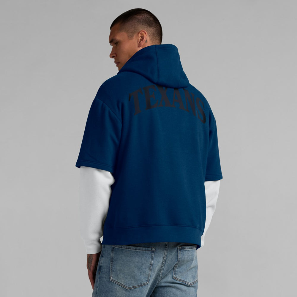 Houston Texans Unisex Sleek Elements Pullover Hoodie Navy