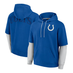 Indianapolis Colts Unisex Sleek Elements Pullover Hoodie Royal