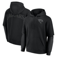 Jacksonville Jaguars Unisex Sleek Elements Pullover Hoodie Black