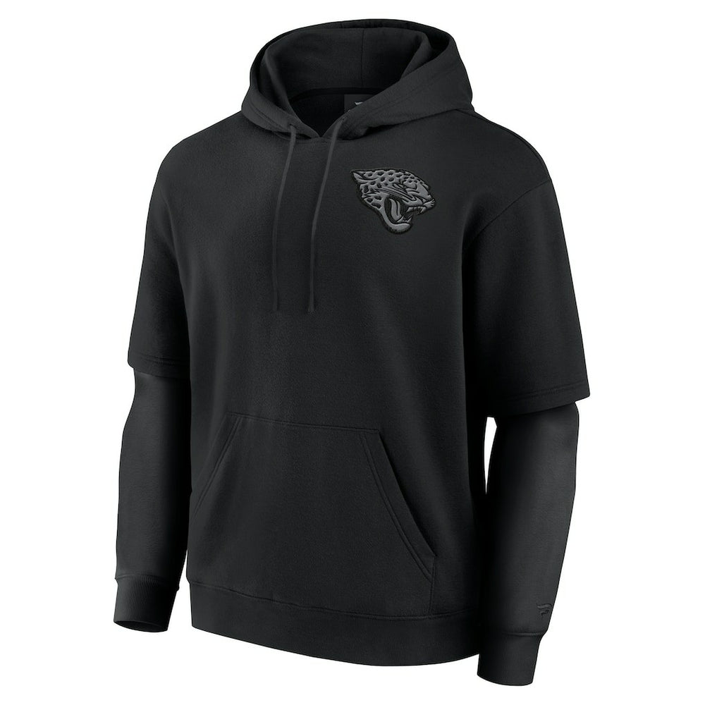 Jacksonville Jaguars Unisex Sleek Elements Pullover Hoodie Black