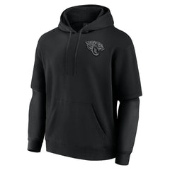 Jacksonville Jaguars Unisex Sleek Elements Pullover Hoodie Black