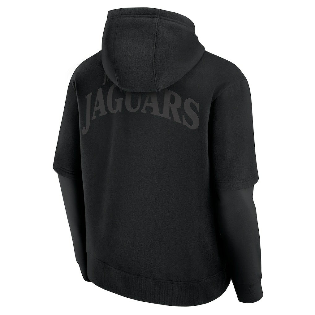 Jacksonville Jaguars Unisex Sleek Elements Pullover Hoodie Black