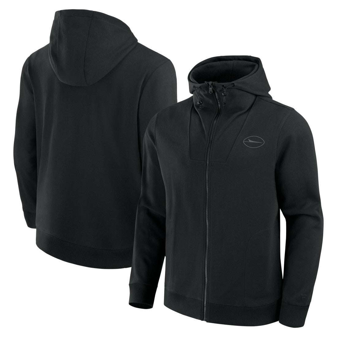 New York Jets Unisex Front Office Full-Zip Hoodie Black