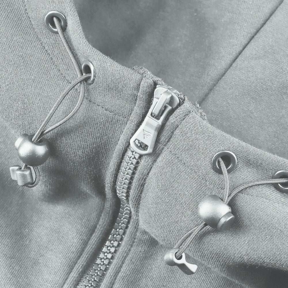 Detroit Lions Unisex Front Office Full-Zip Hoodie Gray