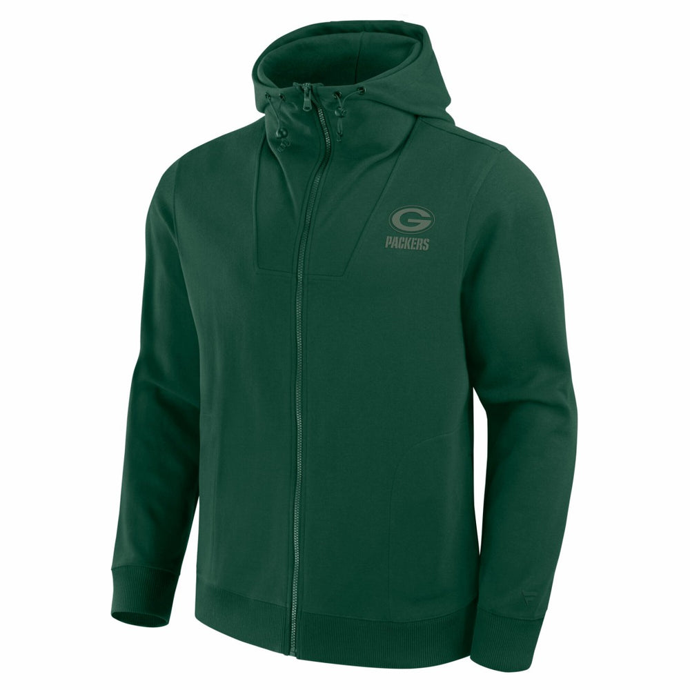 Green Bay Packers Unisex Front Office Full-Zip Hoodie Green