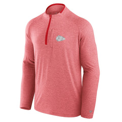 Kansas City Chiefs Unisex Front Office Performance Primary Quarter-Zip Jacket Red