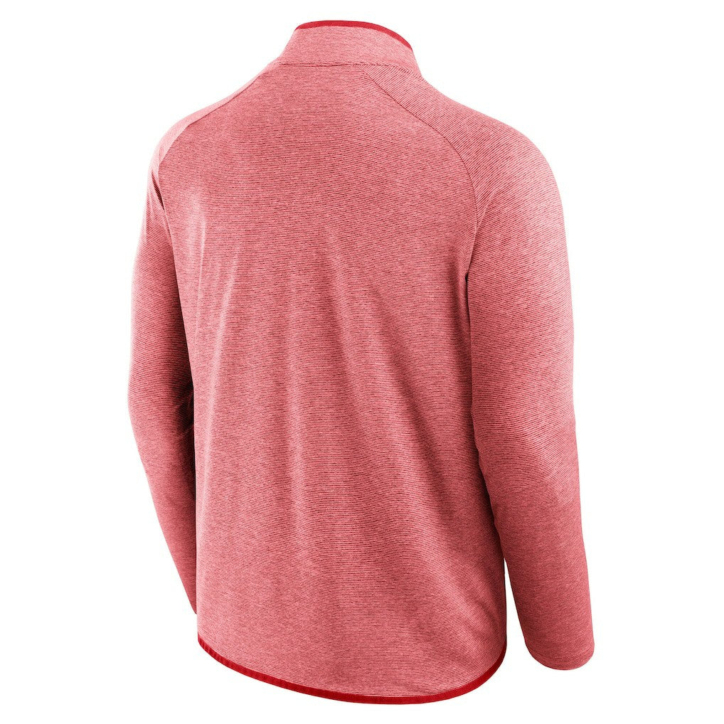 Kansas City Chiefs Unisex Front Office Performance Primary Quarter-Zip Jacket Red