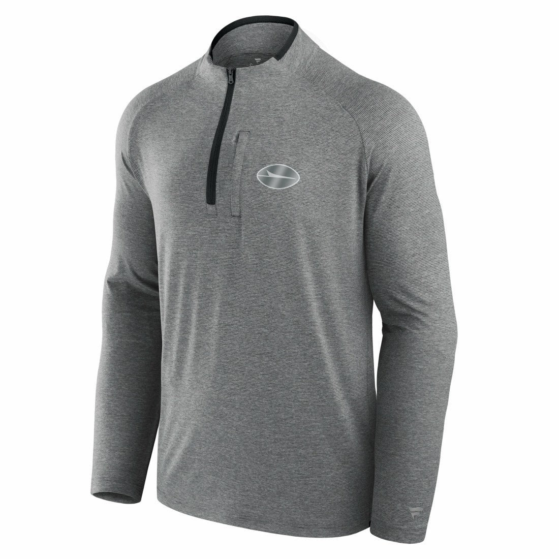 New York Jets Unisex Front Office Performance Primary Quarter-Zip Jacket Charcoal