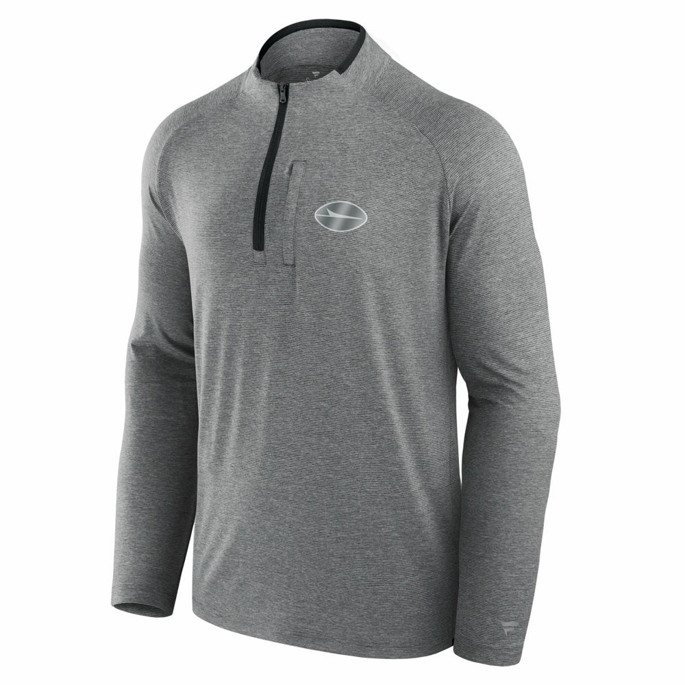 New York Jets Unisex Front Office Performance Primary Quarter-Zip Jacket Charcoal