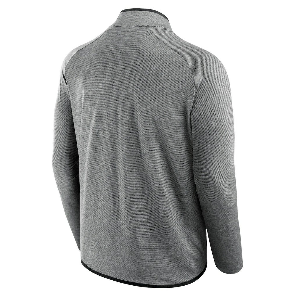 San Francisco 49ers Unisex Front Office Performance Primary Quarter-Zip Jacket Charcoal