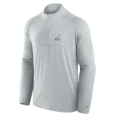 Cleveland Browns Unisex Front Office Performance Primary Quarter-Zip Jacket Gray