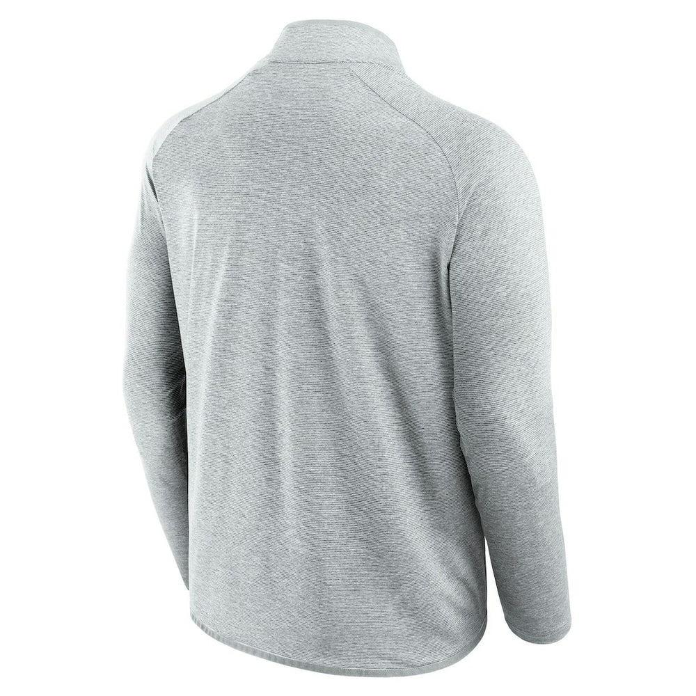 Cleveland Browns Unisex Front Office Performance Primary Quarter-Zip Jacket Gray