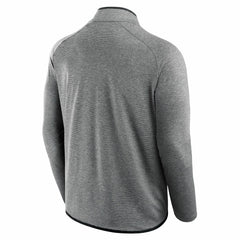 Houston Texans Unisex Front Office Performance Primary Quarter-Zip Jacket Charcoal