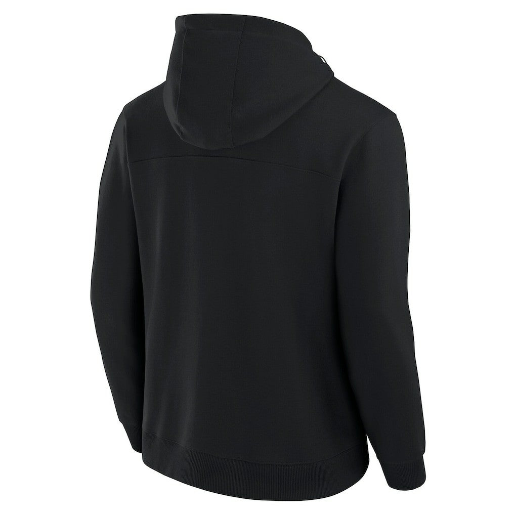 Miami Dolphins Unisex Front Office Tonal Tri-Blend Pullover Hoodie Black