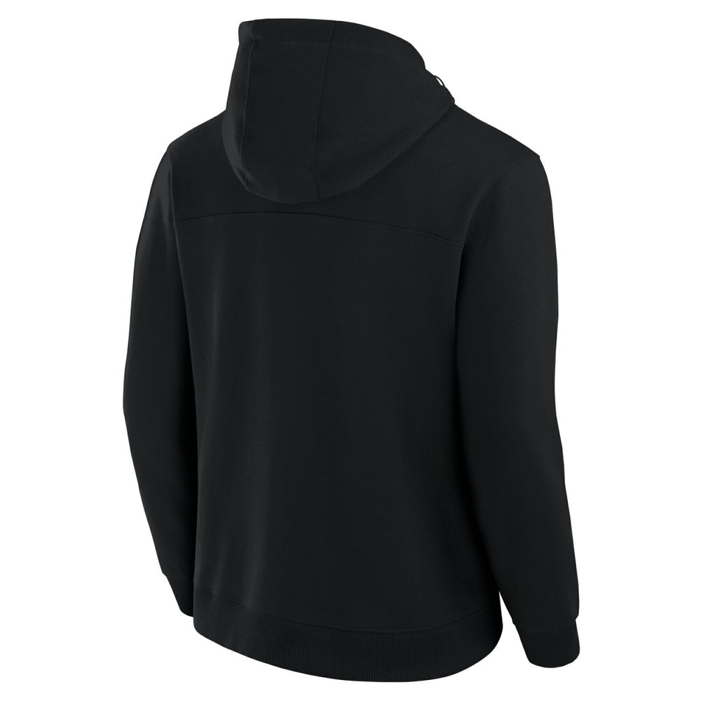 New York Jets Unisex Front Office Tonal Tri-Blend Pullover Hoodie Black