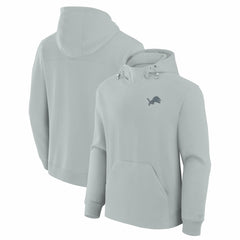 Detroit Lions Unisex Front Office Tonal Tri-Blend Pullover Hoodie Gray