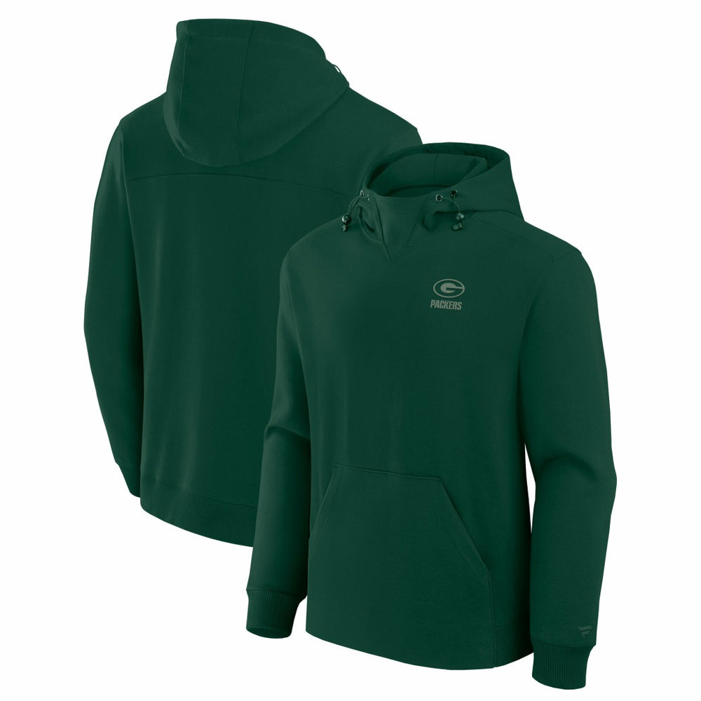 Green Bay Packers Unisex Front Office Tonal Tri-Blend Pullover Hoodie Green