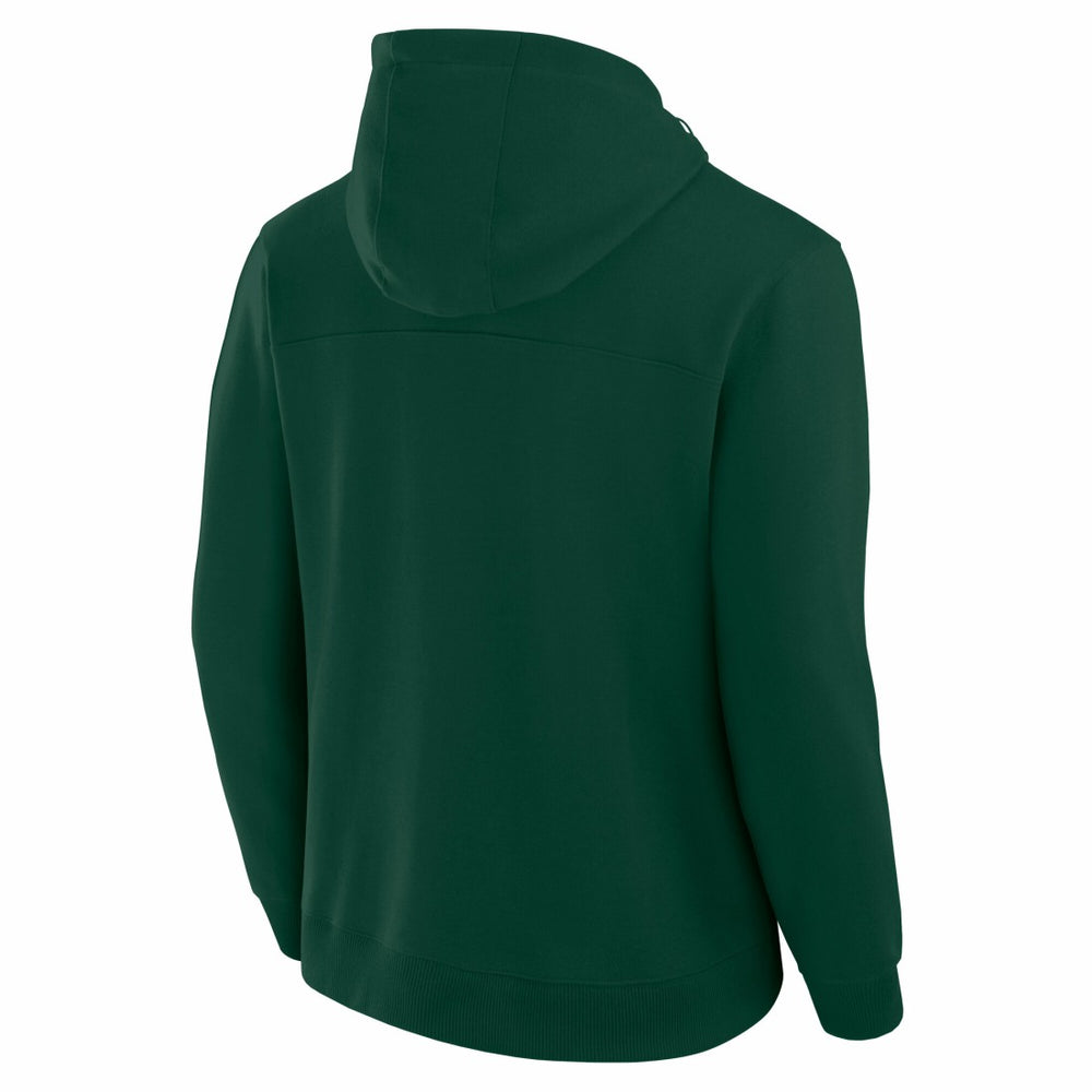 Green Bay Packers Unisex Front Office Tonal Tri-Blend Pullover Hoodie Green