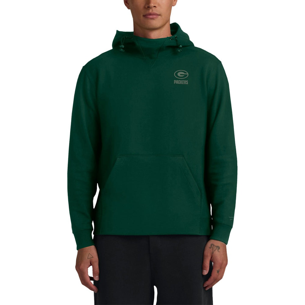 Green Bay Packers Unisex Front Office Tonal Tri-Blend Pullover Hoodie Green