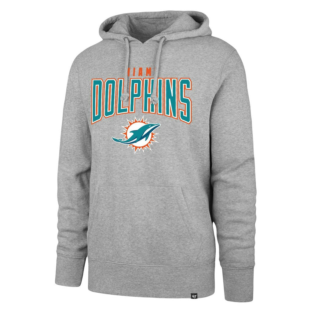 Miami Dolphins '47 Headline Pullover Hoodie Gray
