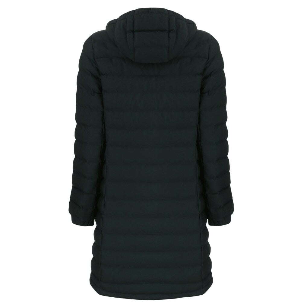 Cleveland Browns Cutter & Buck Women's Throwback Logo Mission Ridge Repreve Eco Insulated Full-Zip Puffer Jacket Black