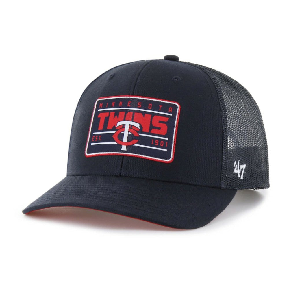 Minnesota Twins '47 Hardline Trucker Adjustable Hat - Navy Hats