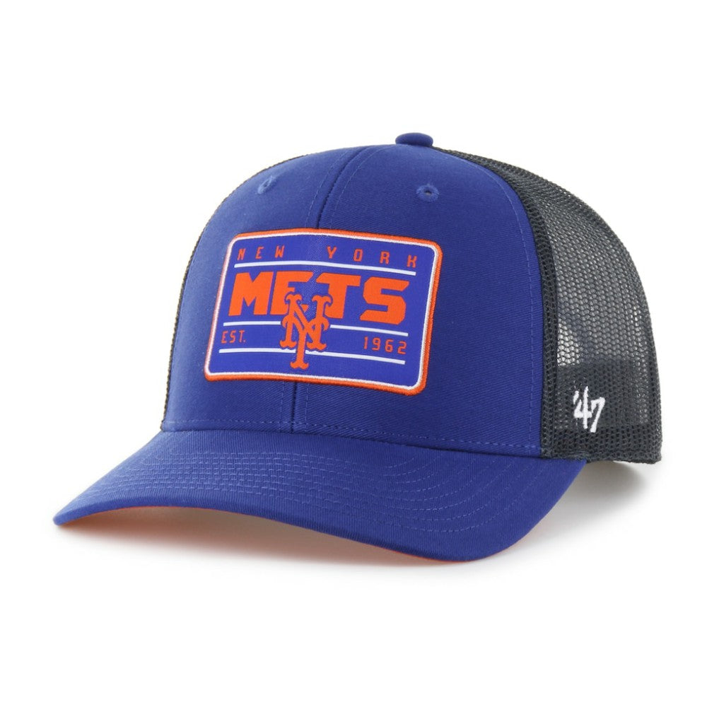 New York Mets '47 Hardline Trucker Adjustable Hat - Royal Hats