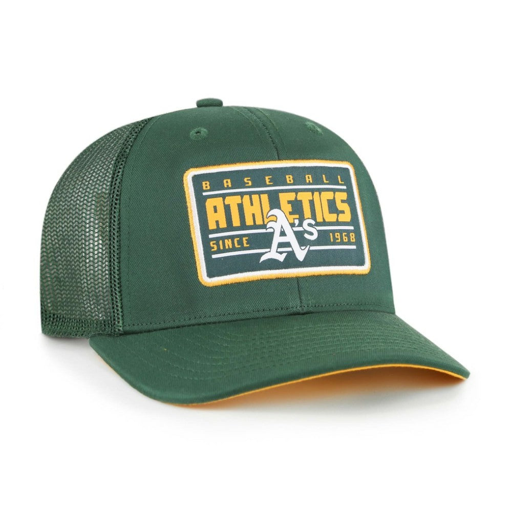 Oakland Athletics '47 Hardline Trucker Adjustable Hat - Green Hats