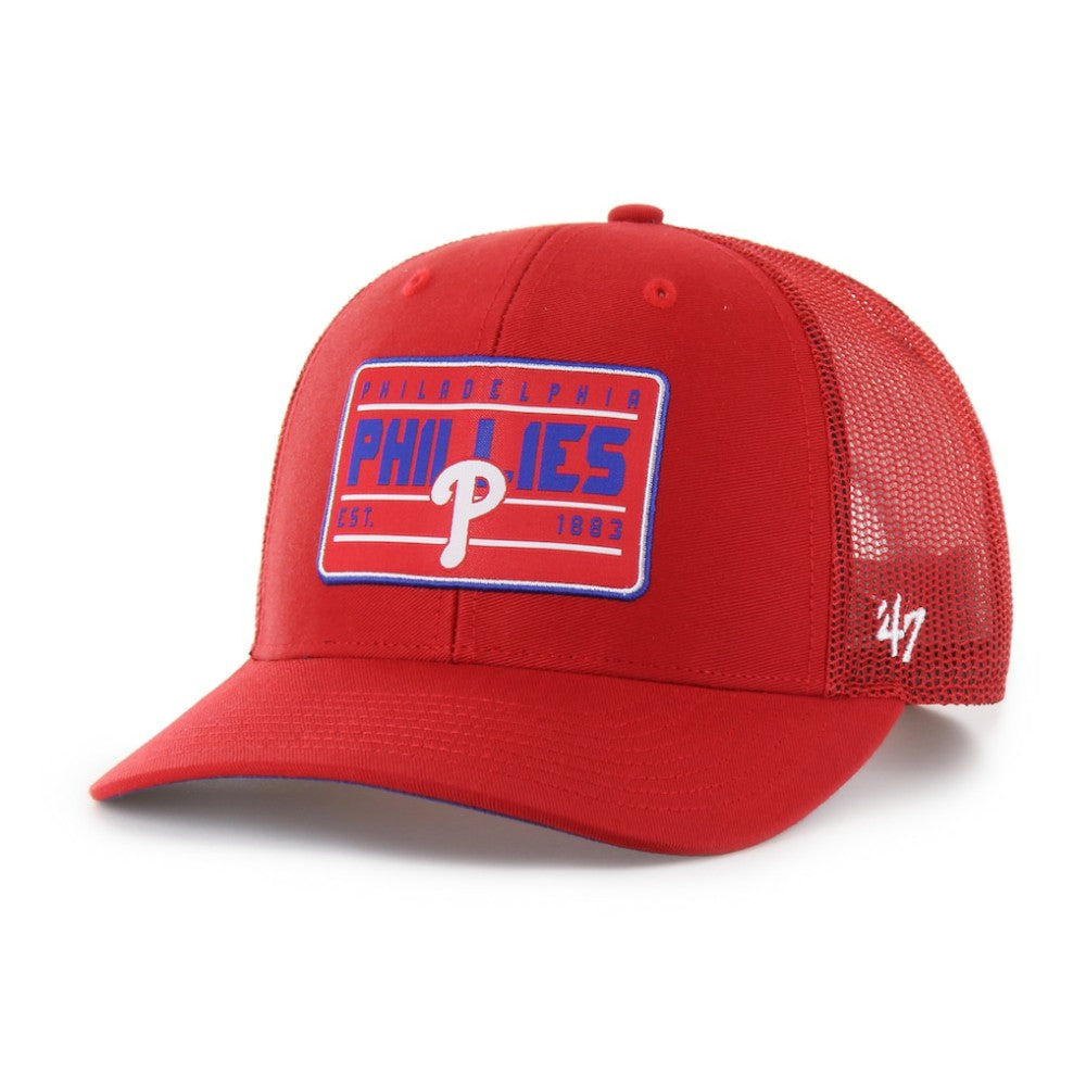 Philadelphia Phillies '47 Hardline Trucker Adjustable Hat - Red Hats