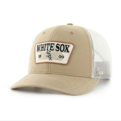 Chicago White Sox '47 Ridgewood Trucker Adjustable Hats - Khaki Hats