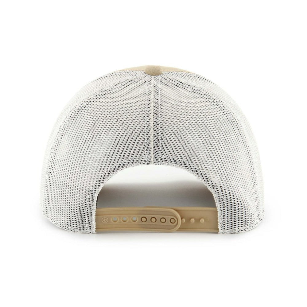 Cincinnati Reds '47 Ridgewood Trucker Adjustable Hats - Khaki Hats