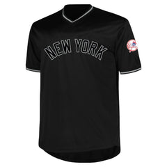 New York Yankees Profile Big & Tall Pop Fashion Jersey - Black Jerseys