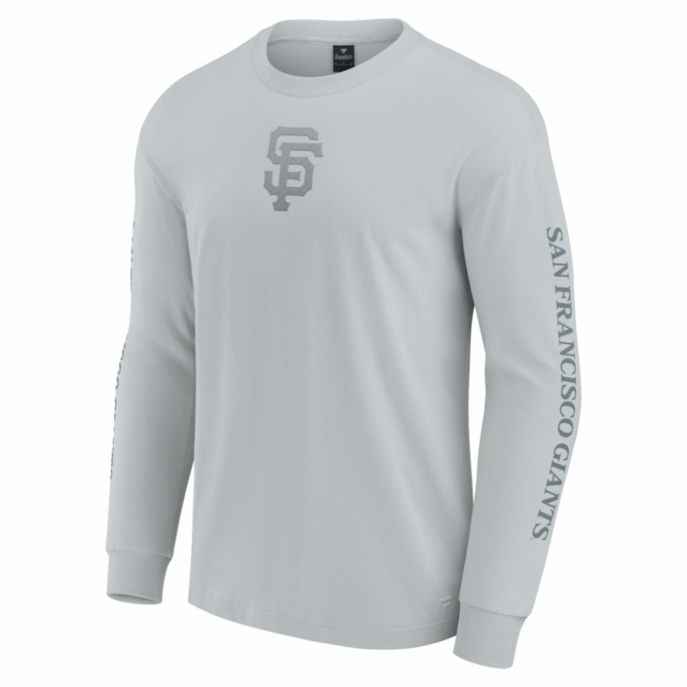San Francisco Giants Fanatics Elements Strive Long Sleeve T-Shirt - Gray T-shirts