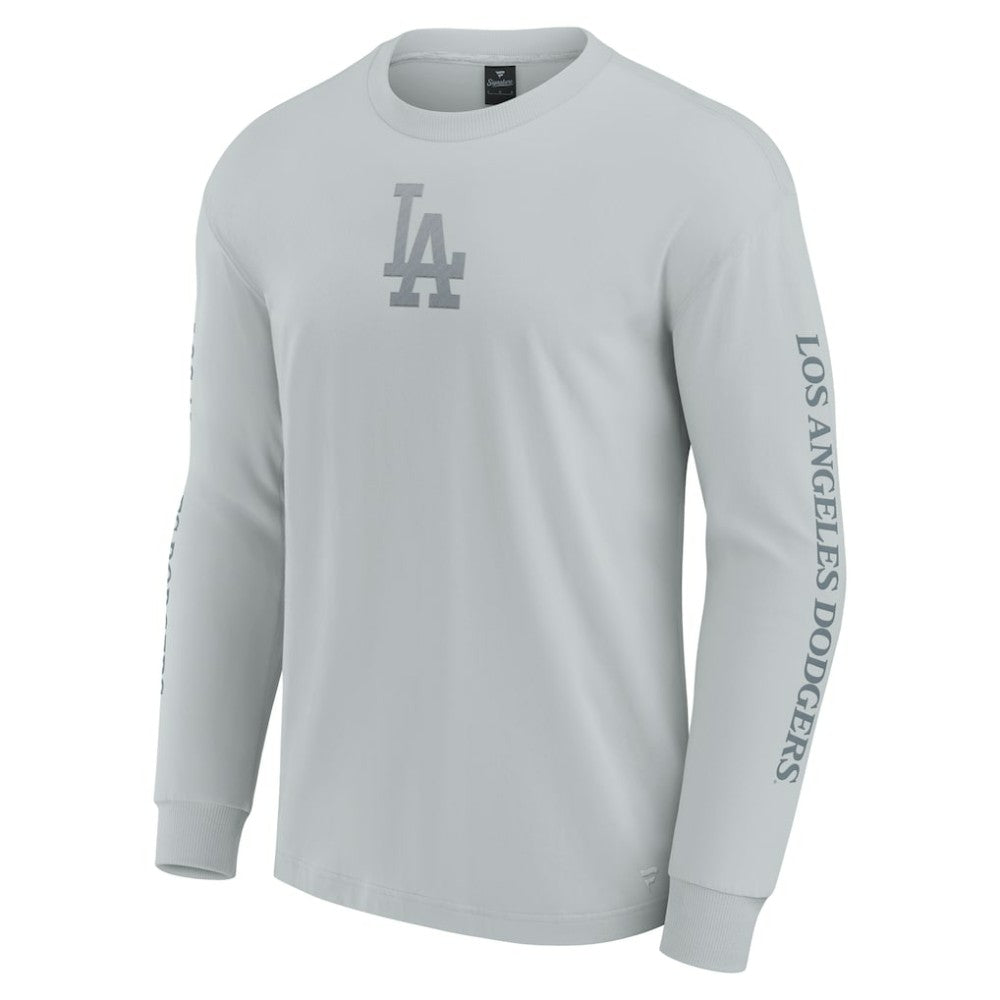 Los Angeles Dodgers Fanatics Elements Strive Long Sleeve T-Shirt - Gray T-shirts