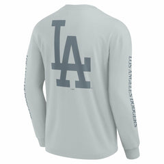 Los Angeles Dodgers Fanatics Elements Strive Long Sleeve T-Shirt - Gray T-shirts