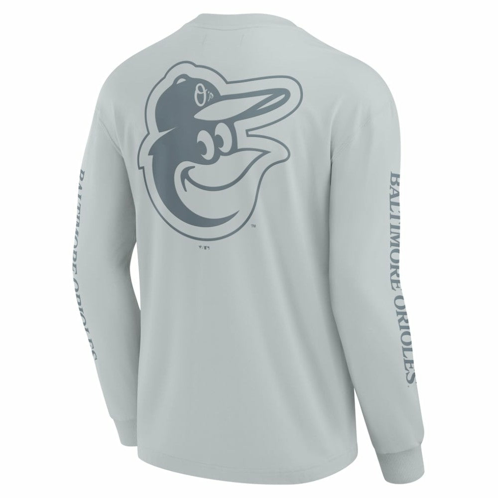 Baltimore Orioles Fanatics Elements Strive Long Sleeve T-Shirt - Gray T-shirts