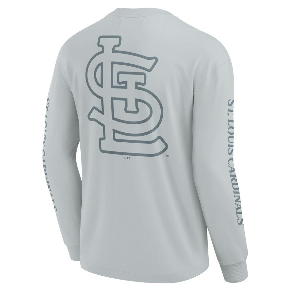 St. Louis Cardinals Fanatics Elements Strive Long Sleeve T-Shirt - Gray T-shirts