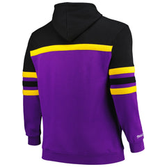 Los Angeles Lakers Big & Tall Hardwood Classics Head Coach Pullover Hoodie Black