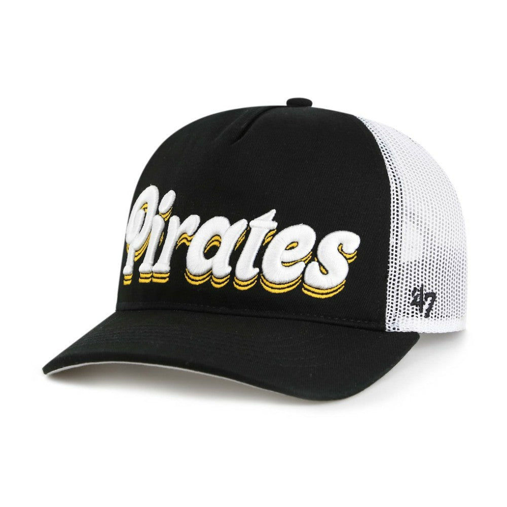 Pittsburgh Pirates '47 Women's Biloxi Hitch Adjustable Hat - Black Hats