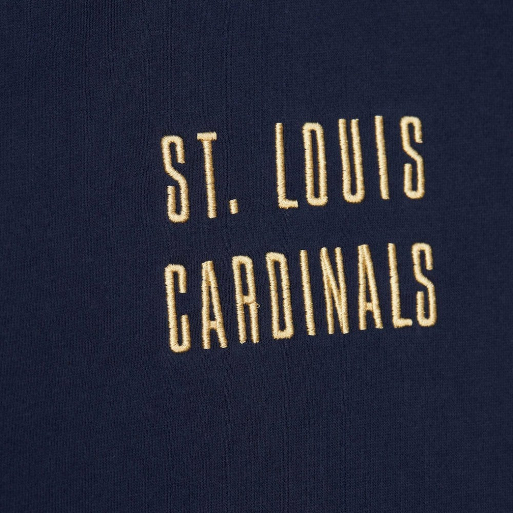 St. Louis Cardinals Mitchell & Ness Team OG 2.0 Current Logo Pullover Hoodie - Navy Hoodies