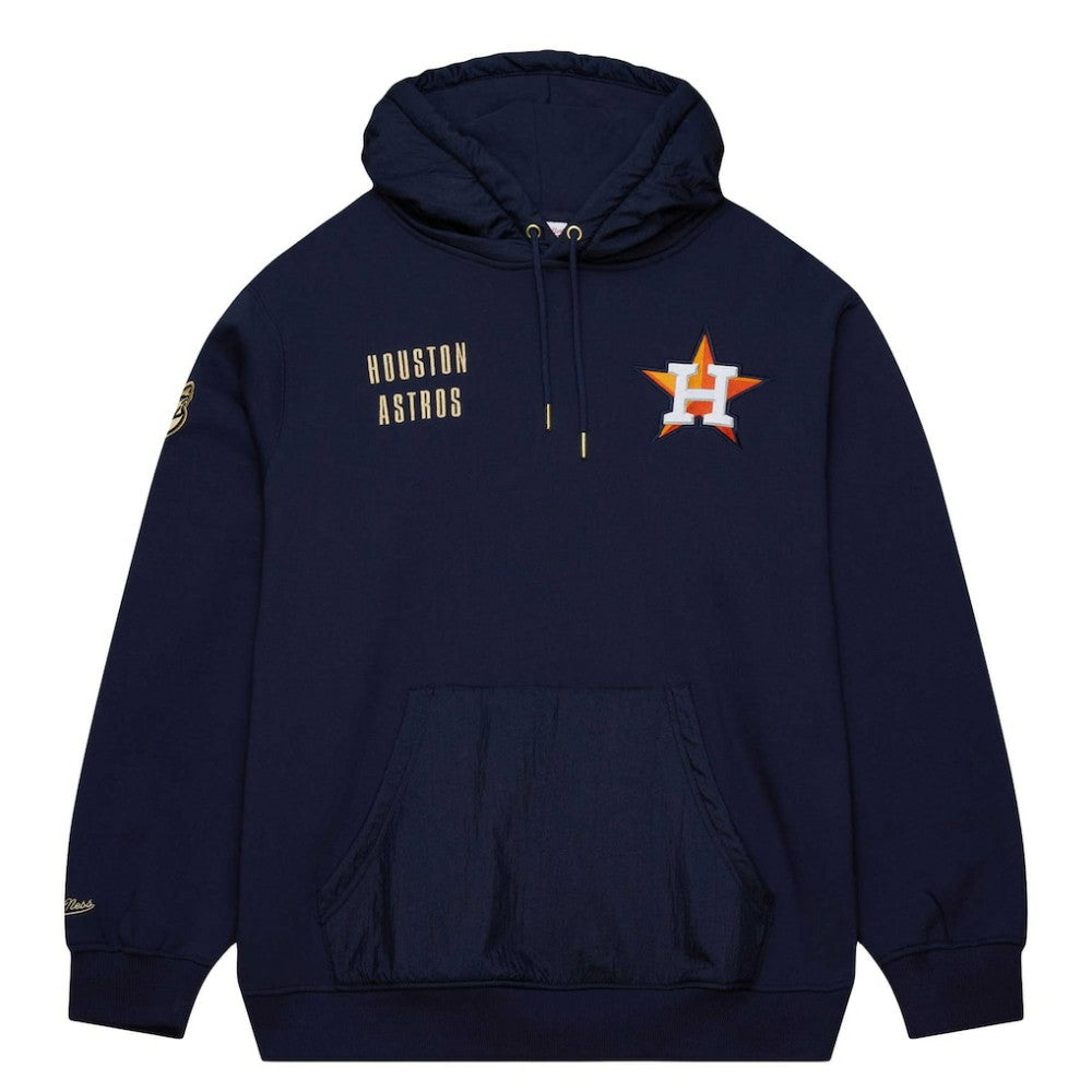 Houston Astros Mitchell & Ness Team OG 2.0 Current Logo Pullover Hoodie - Navy Hoodies