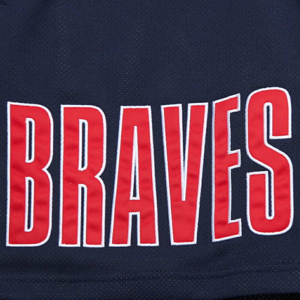Atlanta Braves Mitchell & Ness OG 2.0 Fashion Shorts - Navy Shorts