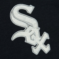 Chicago White Sox Mitchell & Ness Cooperstown Collection Legendary Raglan Slub Henley 3/4-Sleeve T-Shirt - Black T-shirts