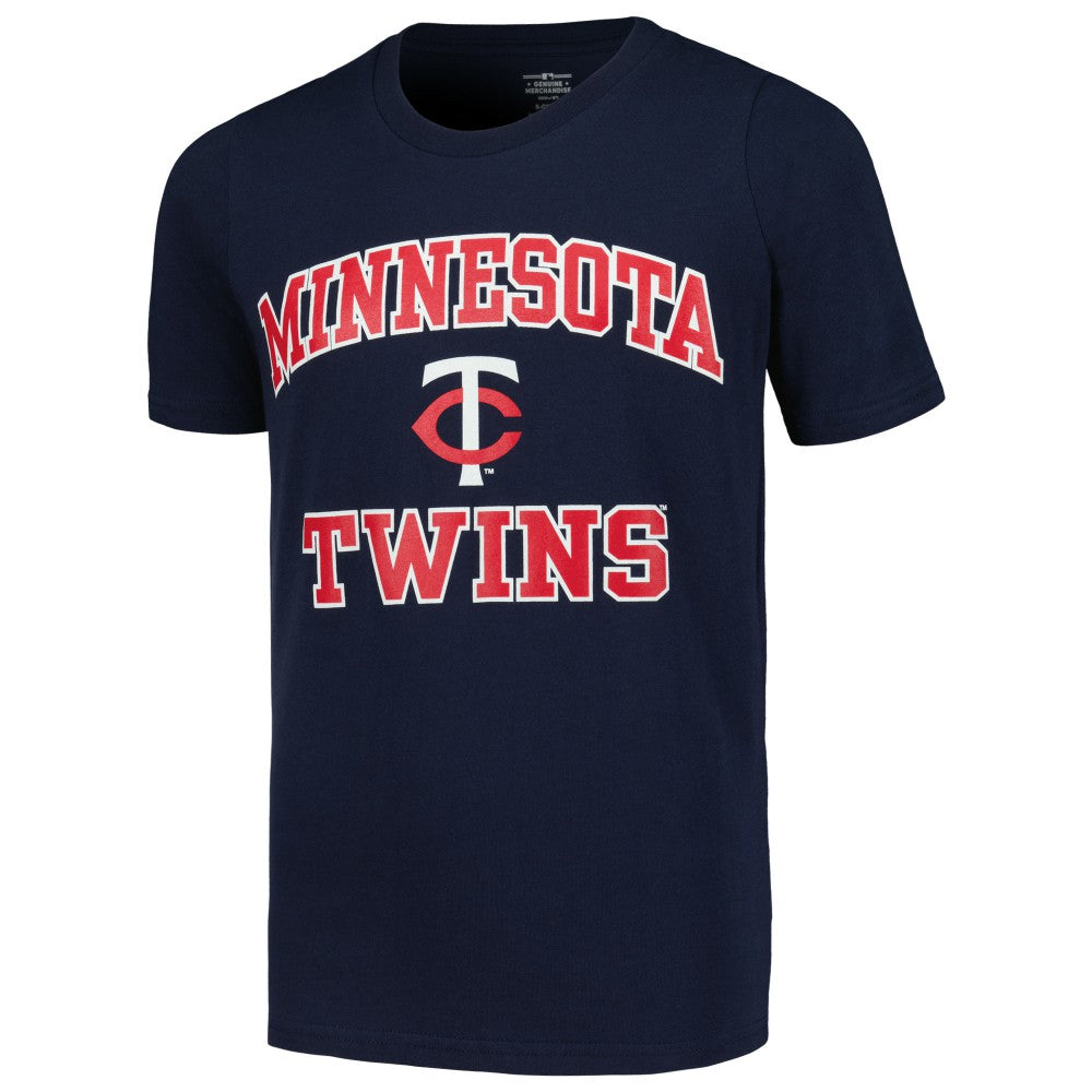Minnesota Twins Youth Heart & Soul T-Shirt - Navy T-shirts