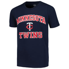 Minnesota Twins Youth Heart & Soul T-Shirt - Navy T-shirts