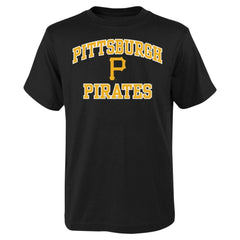 Pittsburgh Pirates Youth Heart & Soul T-Shirt - Black T-shirts