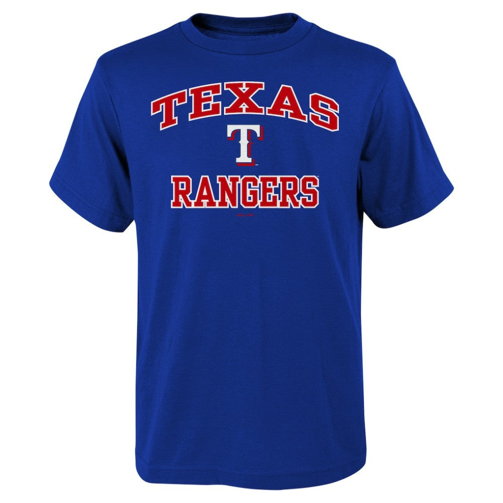 Texas Rangers Youth Heart & Soul T-Shirt - Royal T-shirts