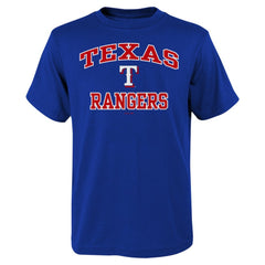 Texas Rangers Youth Heart & Soul T-Shirt - Royal T-shirts
