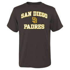 San Diego Padres Youth Heart & Soul T-Shirt - Brown T-shirts